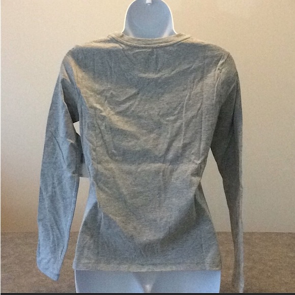 🆕🔥JUICY COUTURE HEATHER GRAY/STYLISH&VERY SOFT CREW NEACK LONG SLEEVE SHIRT - Picture 3 of 5